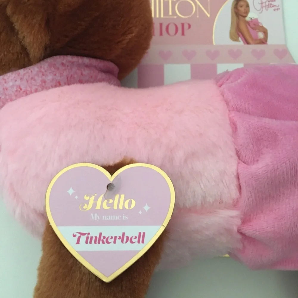 NEW 11” Dog Toy Plush Puppy Tinkerbell | Paris Hilton - Picture 8 of 8